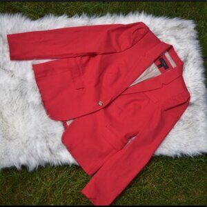 Red J. Crew Blazer